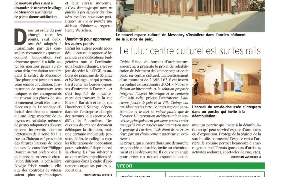 Article sur le projet MESCEN